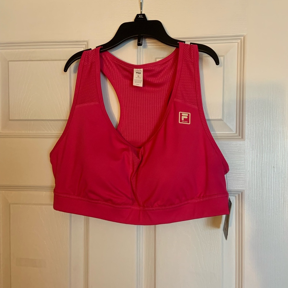 Fila Pink Sports Bra Intimates & Sleepwear